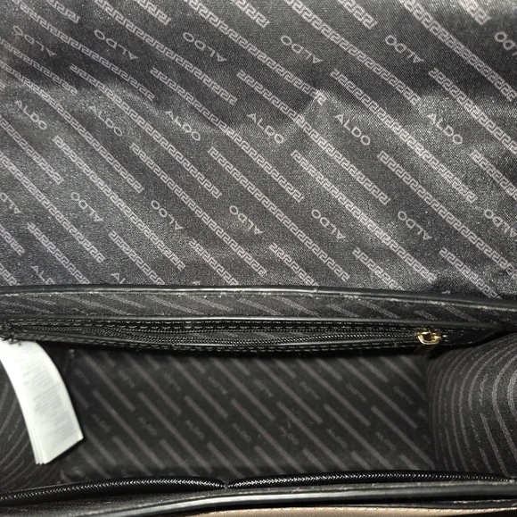 Aldo Black, Cream, and Tan Crossbody Bag - Picture 6 of 8